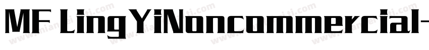 MF LingYiNoncommercial字体转换